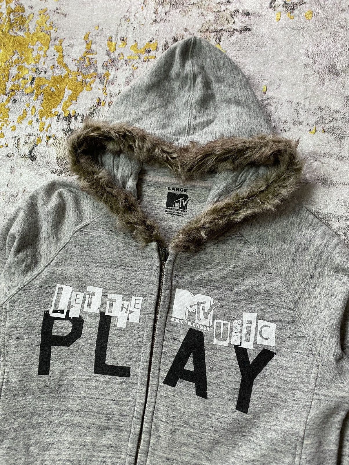 If Six Was Nine × Japanese Brand × Le Grande Bleu (L.G.B.) Mtv fur hoodie ifsix lgb style Size US L / EU 52-54 / 3 - 2 Thumbnail