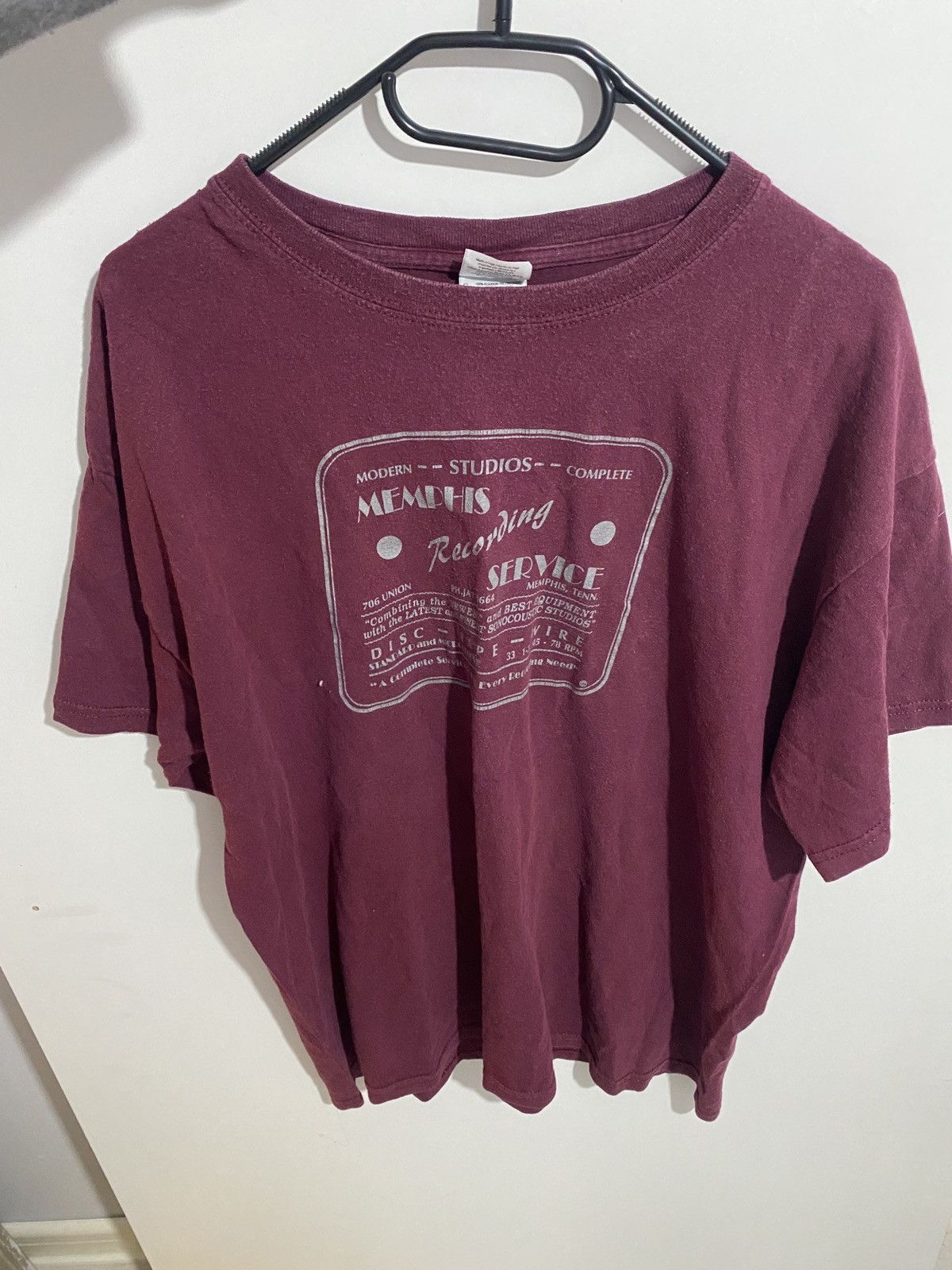 Vintage Vintage y2k memphis recording service tee Size US L / EU 52-54 / 3 - 1 Thumbnail