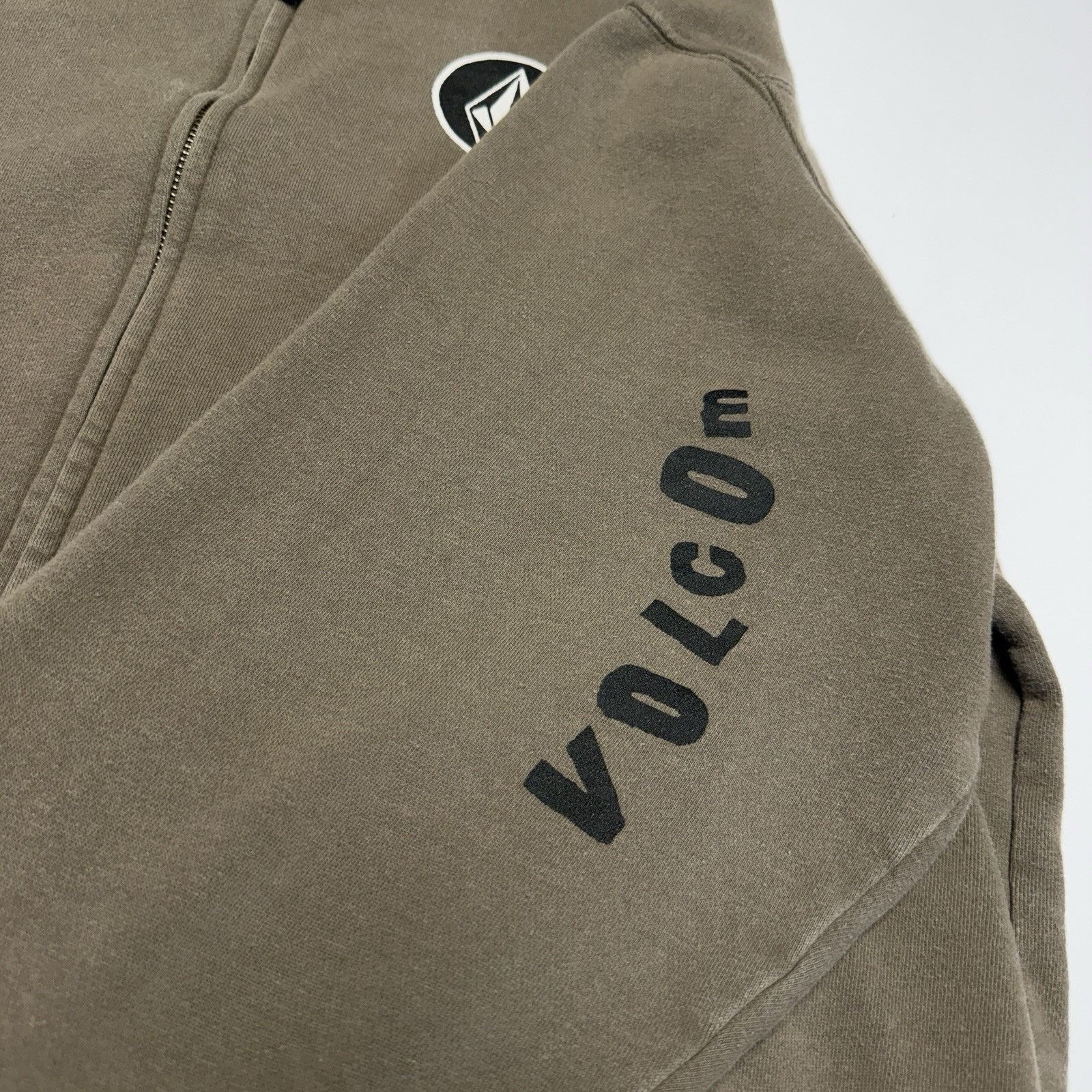 Volcom Volcom Hoodie Sweatshirt Brown Full Zip Surf Skater Size XL Size US XL / EU 56 / 4 - 6 Thumbnail
