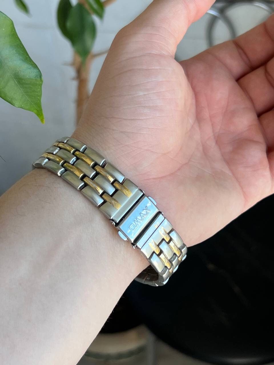 Japanese Brand × Vintage Omax vintage Chunky watch futuristic bracelet Watches Japan Size ONE SIZE - 7 Thumbnail