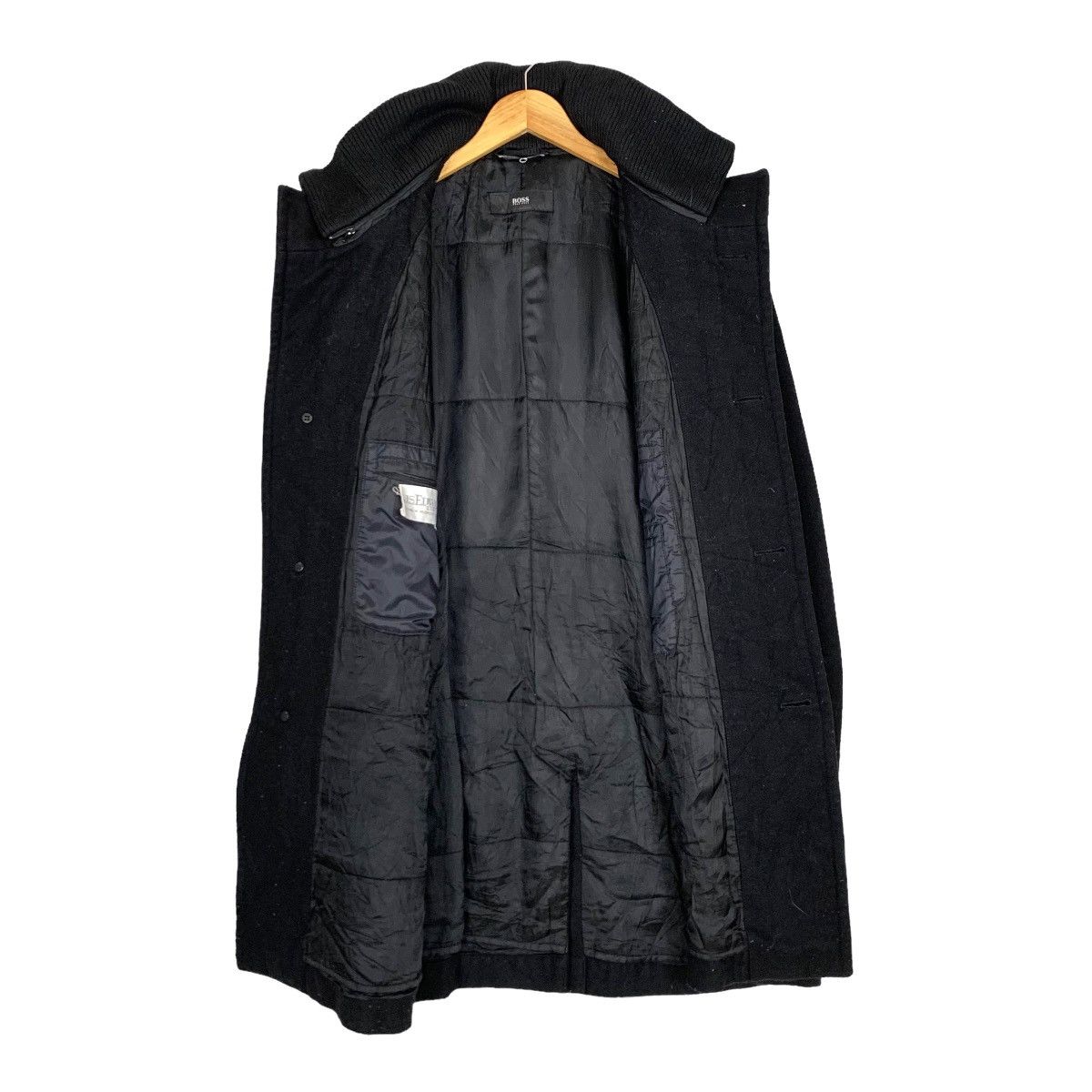 Hugo Boss Vintage Designer Hugo Boss Wool Trench Coat Size M Size US M / EU 48-50 / 2 - 6 Thumbnail