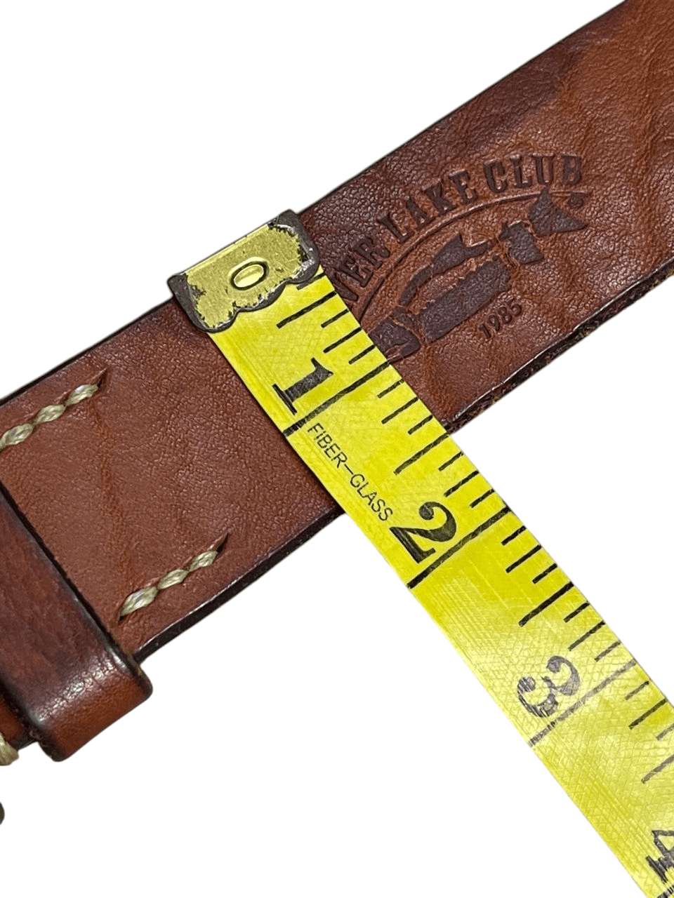 Japanese Brand Vintage Silver Lake Club Leather Belts Size ONE SIZE - 2 Thumbnail