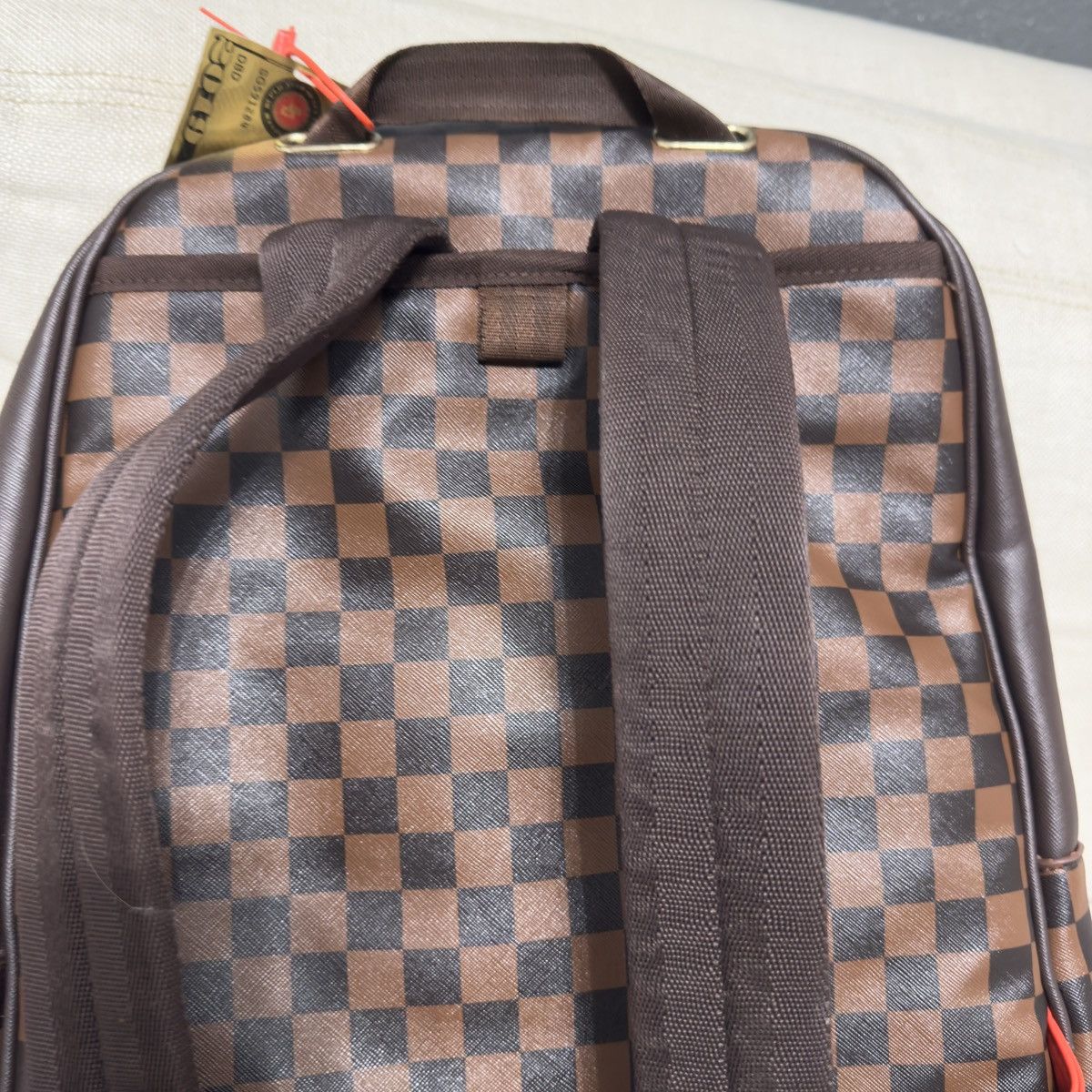 Sprayground Sprayground Side Sharks In Paris Checkered Backpack READ Size ONE SIZE - 9 Thumbnail