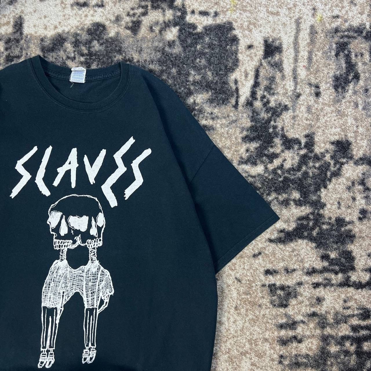 Band Tees Slaves Vintage Y2K Big Logo Rock Band T-Shirt 1TS109 Size US XXL / EU 58 / 5 - 2 Thumbnail