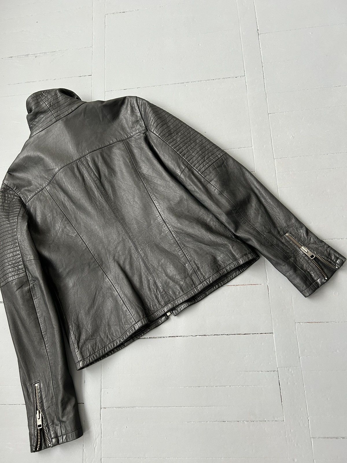 Superdry × Vintage Superdry vintage leather jacket Size L / US 10 / IT 46 - 8 Thumbnail