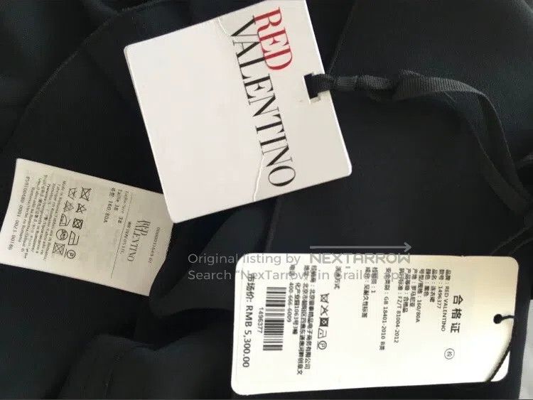 Valentino Valentino Doll neck bow ruffled short sleeve dress Size S / US 4 / IT 40 - 5 Thumbnail
