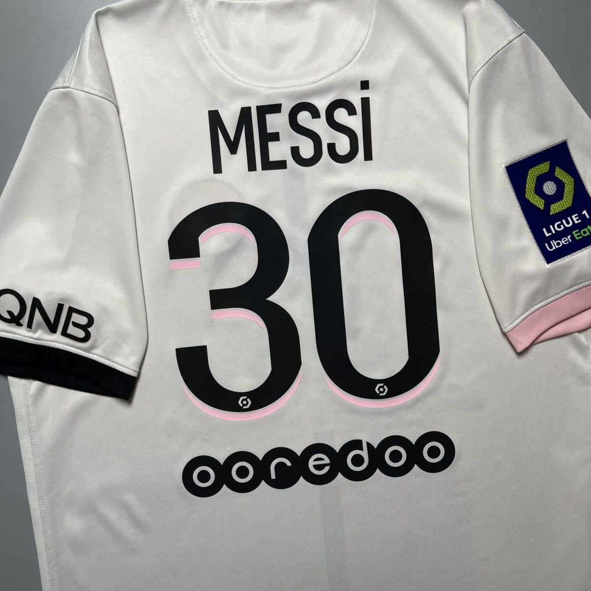 Nike PSG NIKE 2021/2022 FOOTBALL SOCCER AWAY JERSEY #30 MESSI Size US L / EU 52-54 / 3 - 10 Thumbnail