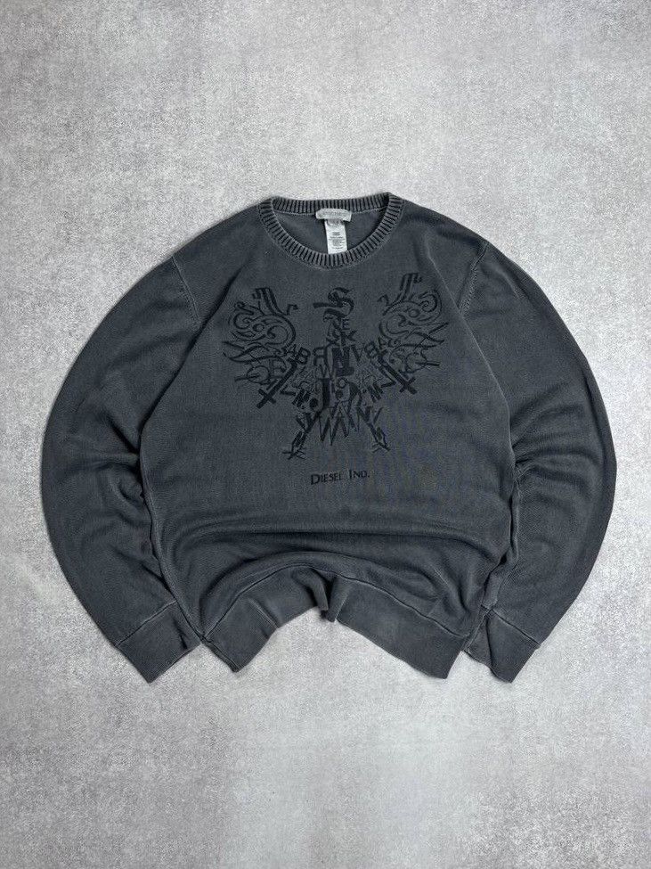 Other Vintage Diesel Avantgarde Archival Sweatshirt Y2K M Size US M / EU 48-50 / 2 - 1 Thumbnail