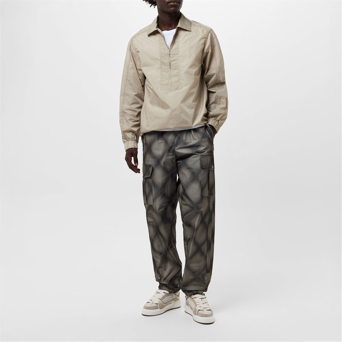 Dries Van Noten o1g2r1mq0426 Cammon Shirt in Beige Size US M / EU 48-50 / 2 - 5 Thumbnail