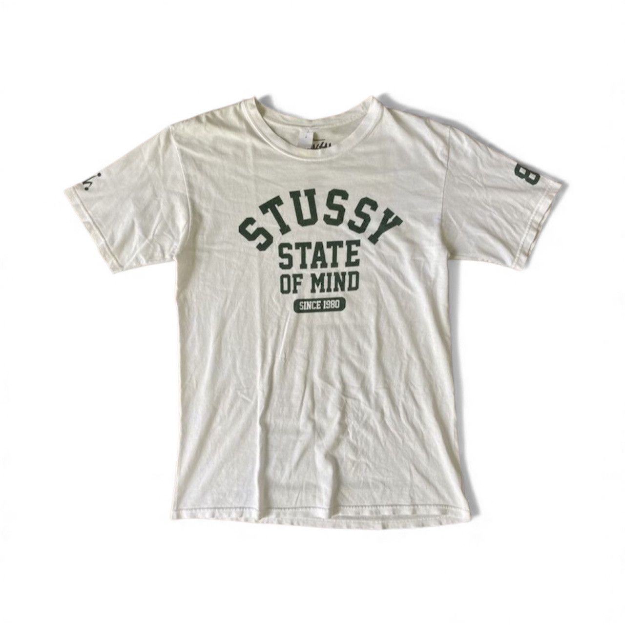Stussy Vintage Stussy 1980 Crown King White T shirt Size US M / EU 48-50 / 2 - 1 Thumbnail