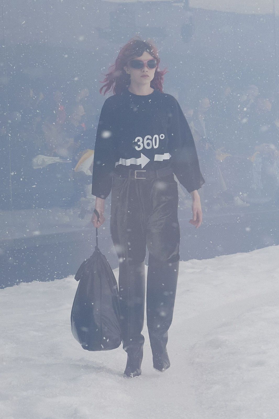 Balenciaga New Winter 22 Crushed Velvet Stretch Pant [M] Size US 32 / EU 48 - 3 Thumbnail