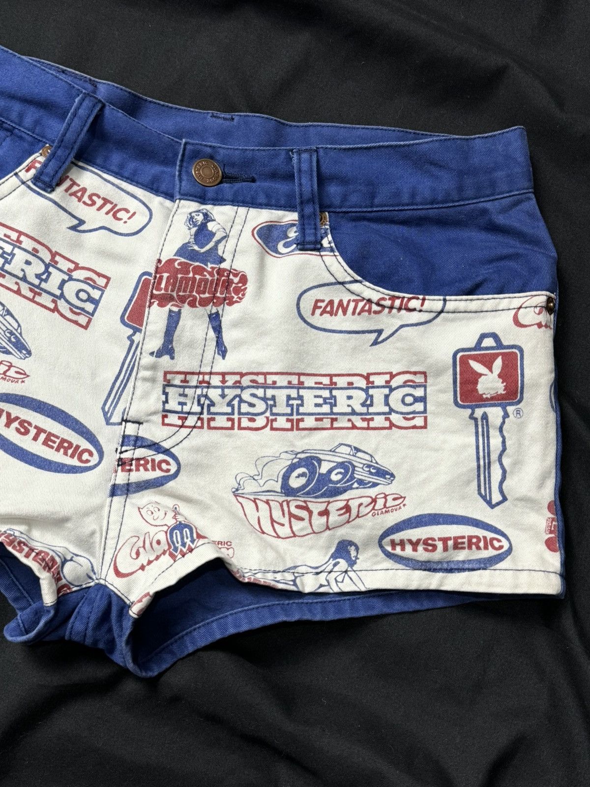 Hysteric Glamour × Japanese Brand Hysteric Glamour Y2K Hot Pants Gothic Styled Size US 28 / EU 44 - 3 Thumbnail