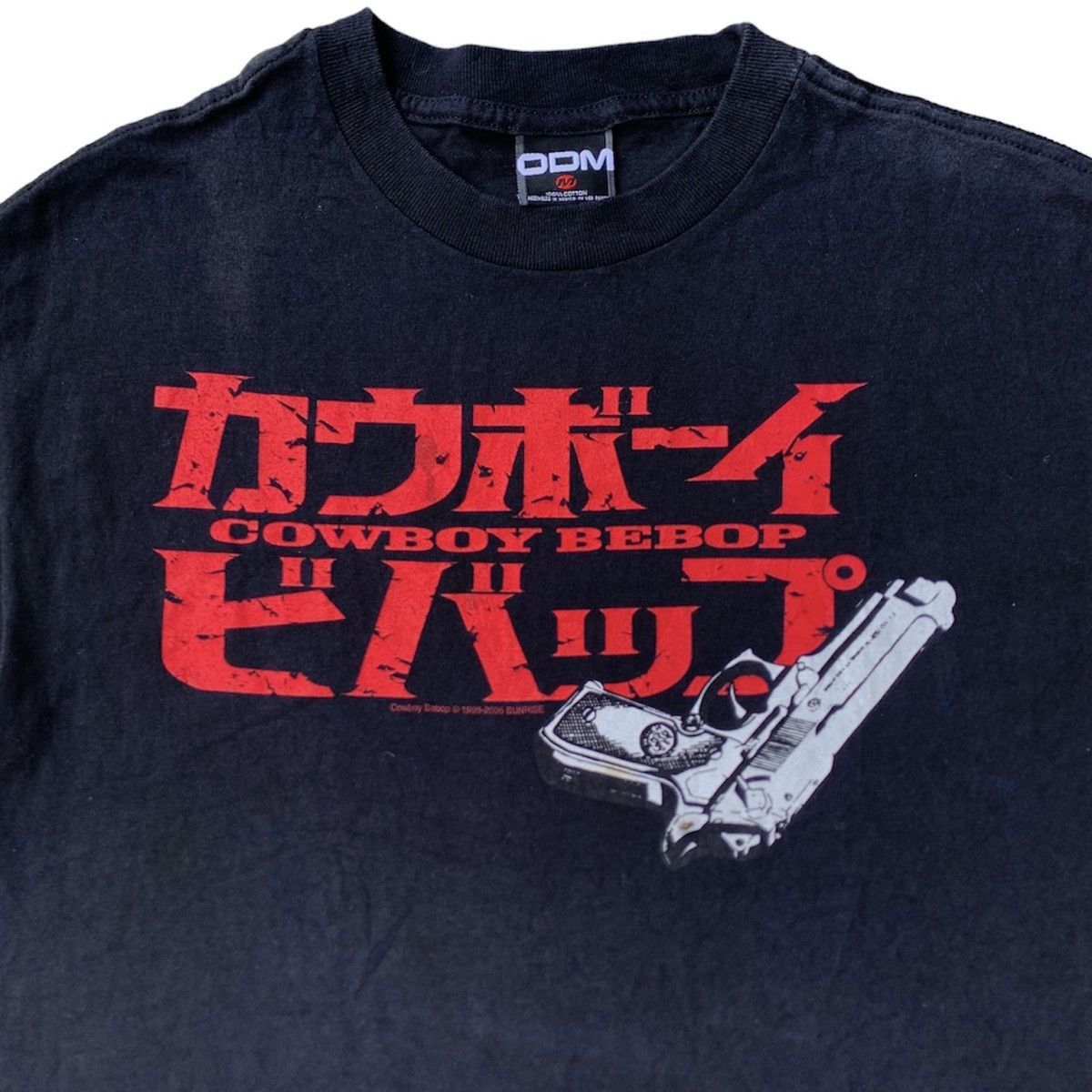 Anime Vintage Cowboy Bebop Spike Gun Tee Anime Promo ODM 00s Med Size US M / EU 48-50 / 2 - 4 Thumbnail