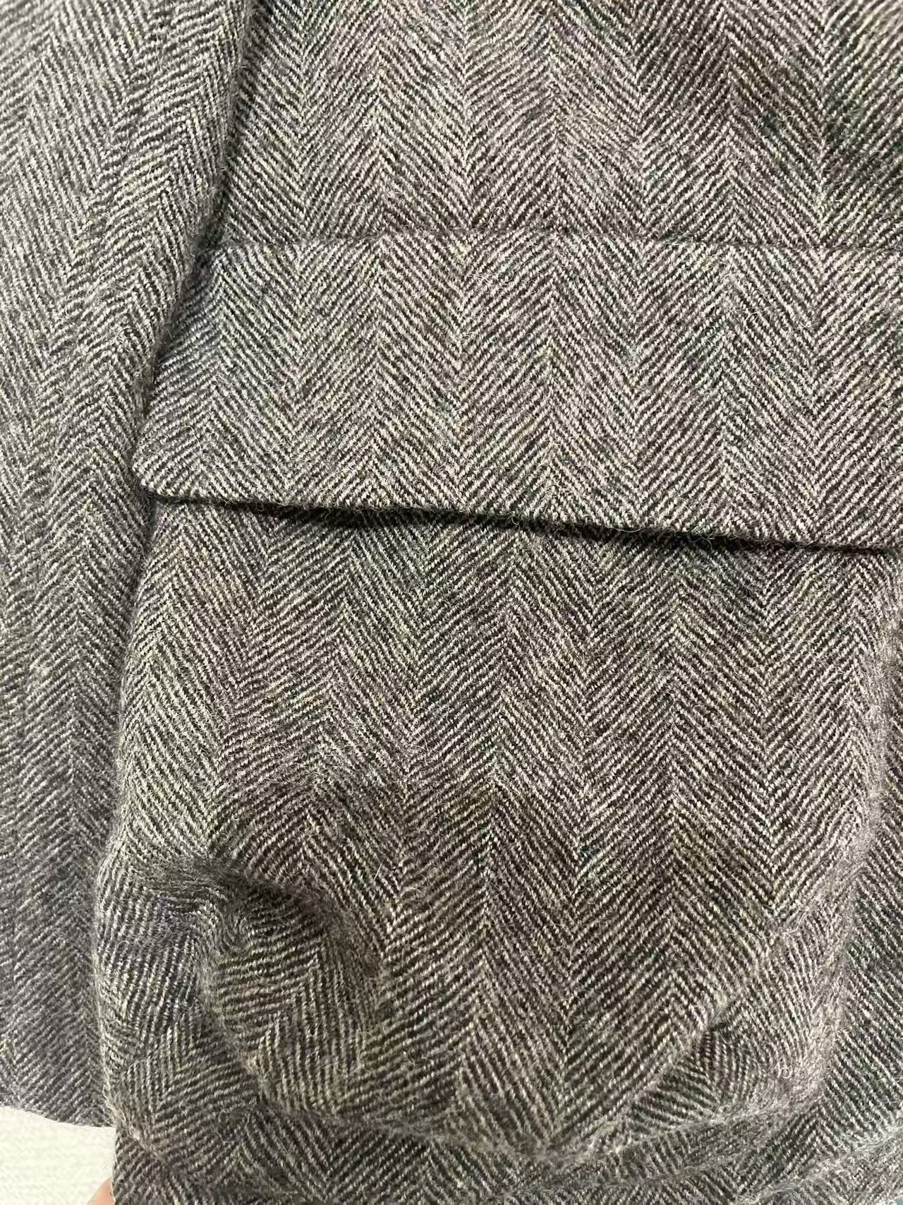 Uma Wang UMA WANG Gray Lapel Wool Blazer Size M / US 6-8 / IT 42-44 - 4 Thumbnail