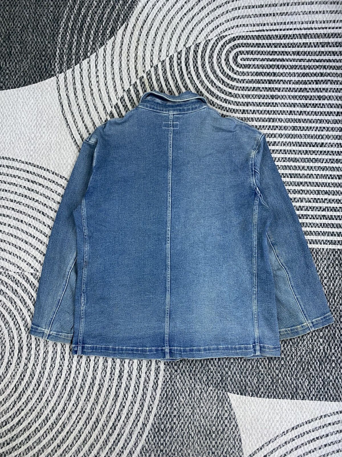 Brooks Vintage Brooks Genuine Brand Indigo Dyed Denim Chore Jacket Size US M / EU 48-50 / 2 - 2 Thumbnail