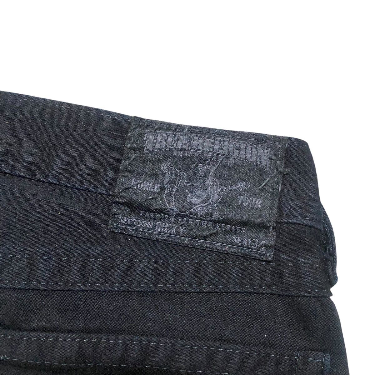 True Religion True Religion Black Denim Jeans Ricky Size US 31 - 12 Thumbnail