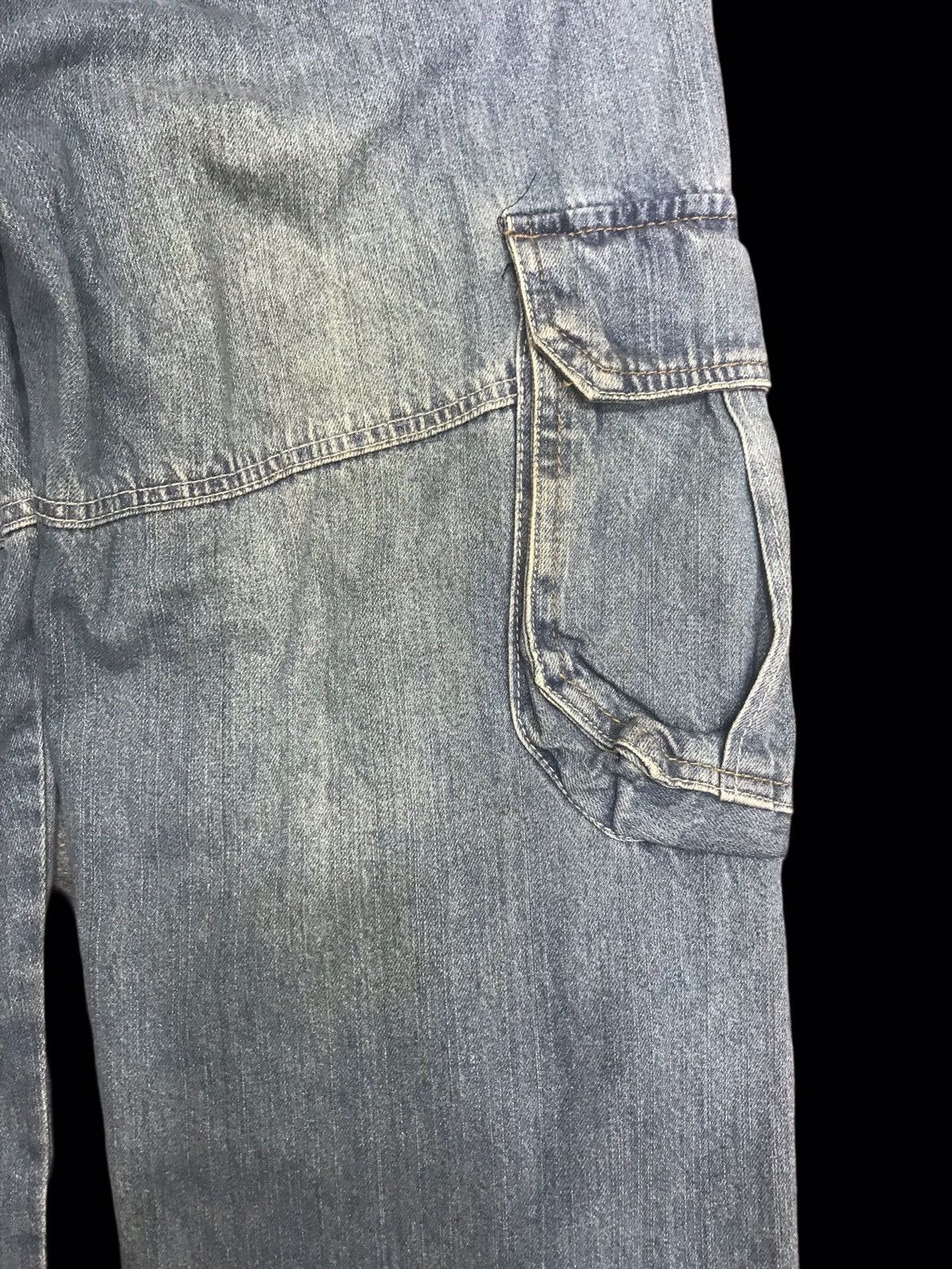 Vintage 💥WIDE BAGGY💥ARCHIVAL EXIT 3D POCKETS CARGO DENIM F358 Size US 32 / EU 48 - 13 Thumbnail