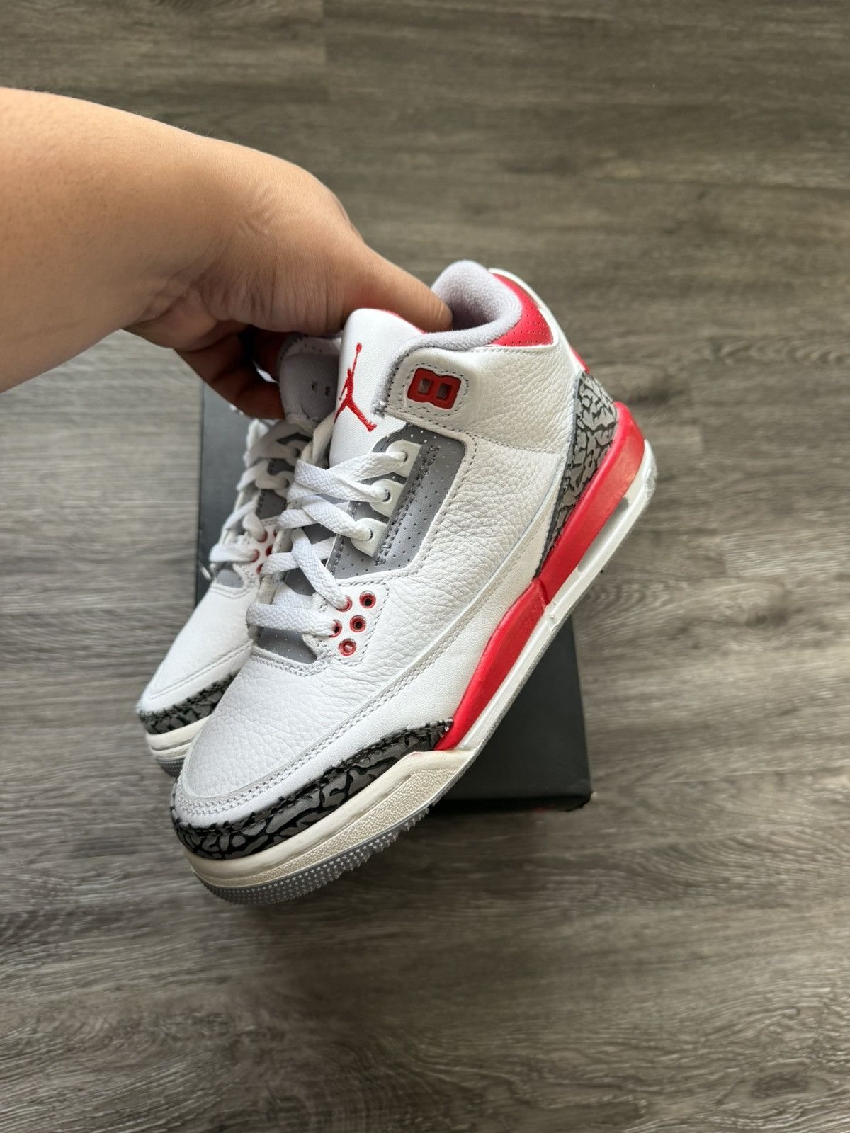 Jordan Brand Air Jordan 3 Fire Red Gs Sneakers Size 4Y or 5.5 Women Size US 5.5 / IT 35.5 - 7 Thumbnail