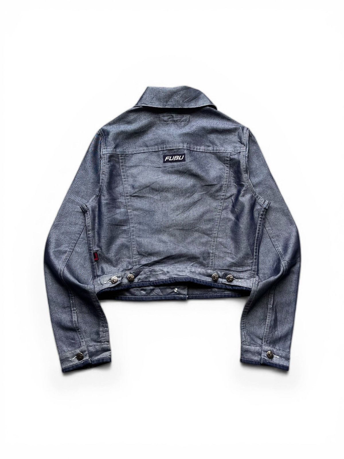 Fubu Fubu Collection Denim Jacket Cropped Size US S / EU 44-46 / 1 - 7 Thumbnail