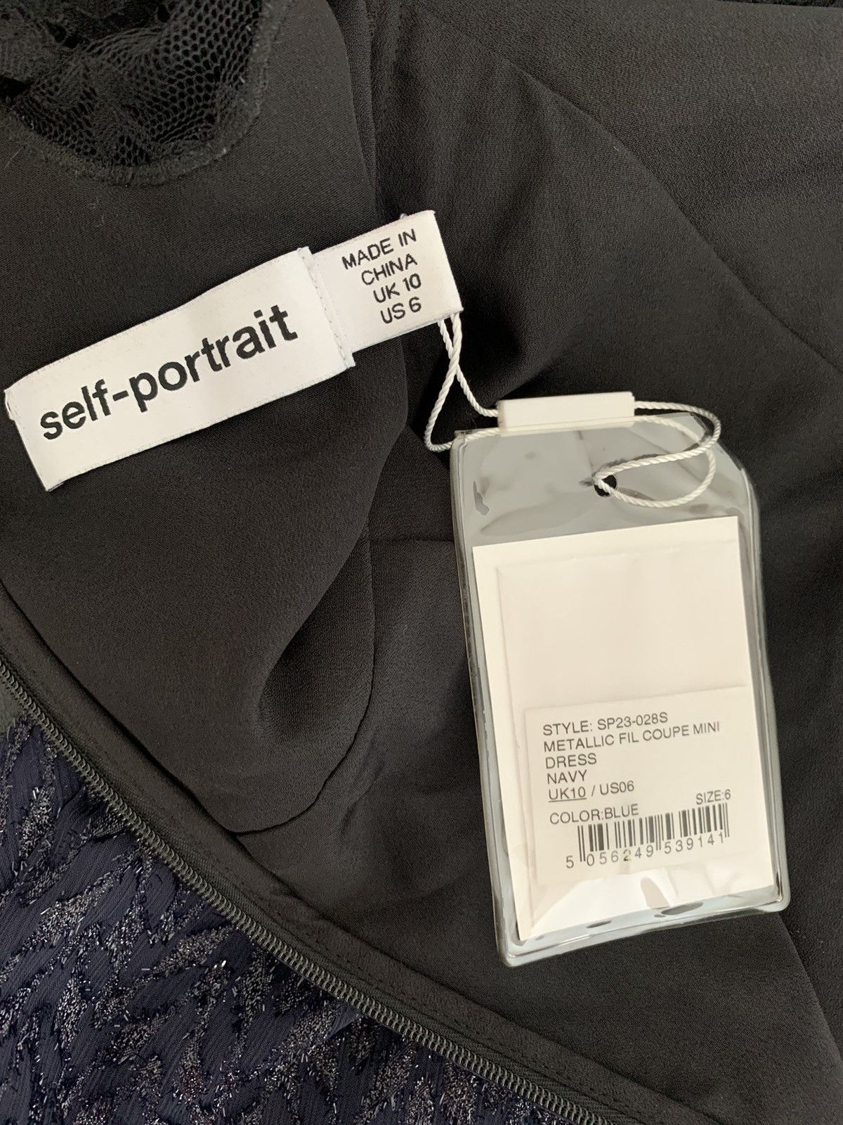 Self-Portrait Self Portrait Navy Blu Dress Size M / US 6-8 / IT 42-44 - 12 Thumbnail