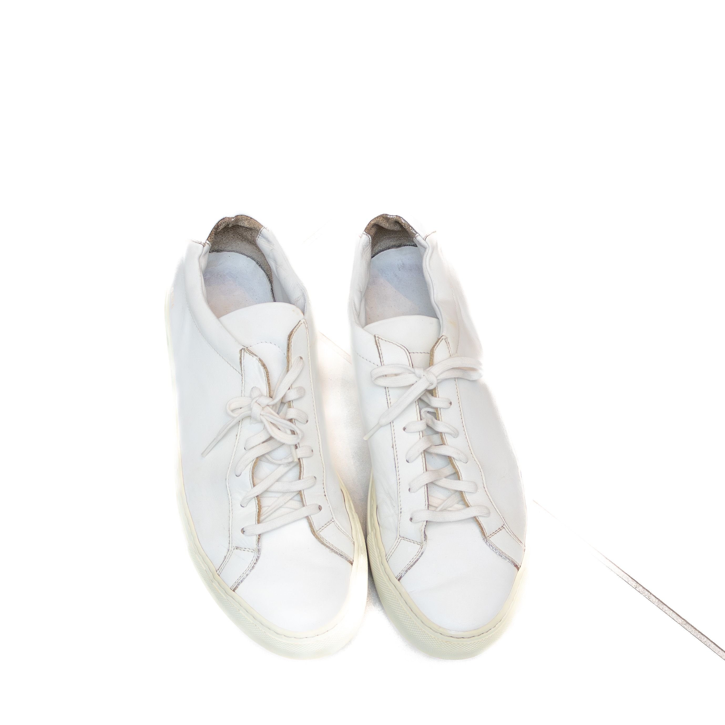 Common Projects Common Projects Low White Leather Sneakers EU 43 / US 10 Size US 10 / EU 43 - 8 Thumbnail