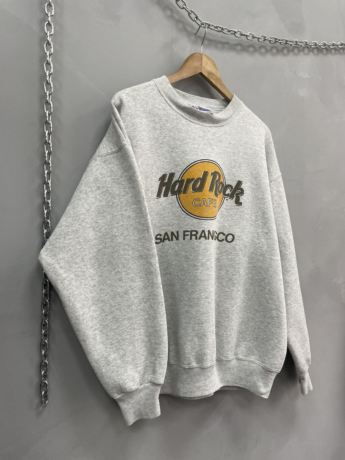Hard Rock Cafe Vintage 90s Hanes Hard Rock Cafe san Francisco sweatshirt Size US L / EU 52-54 / 3 - 5 Thumbnail