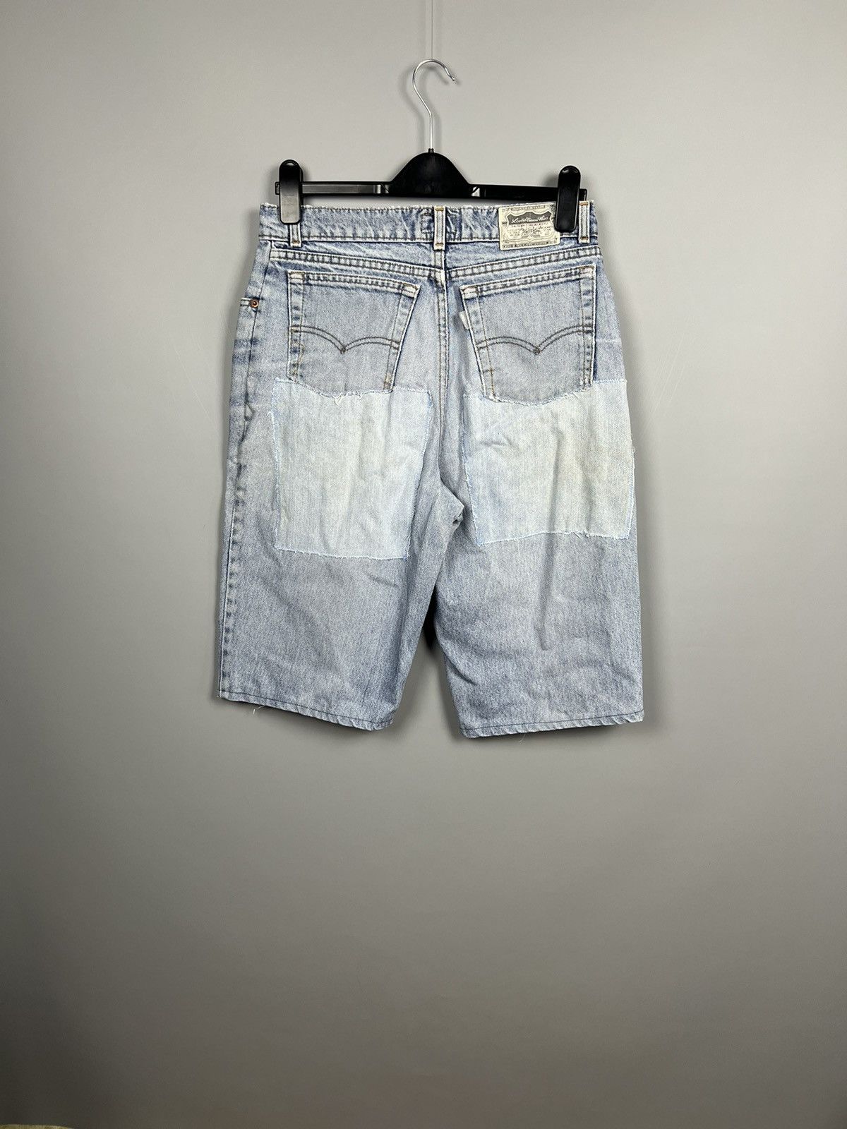 Levi's Vintage Clothing Rare Levi’s vintage custom patchwork silver tab jeans shorts Size 27" / US 4 / IT 40 - 1 Thumbnail