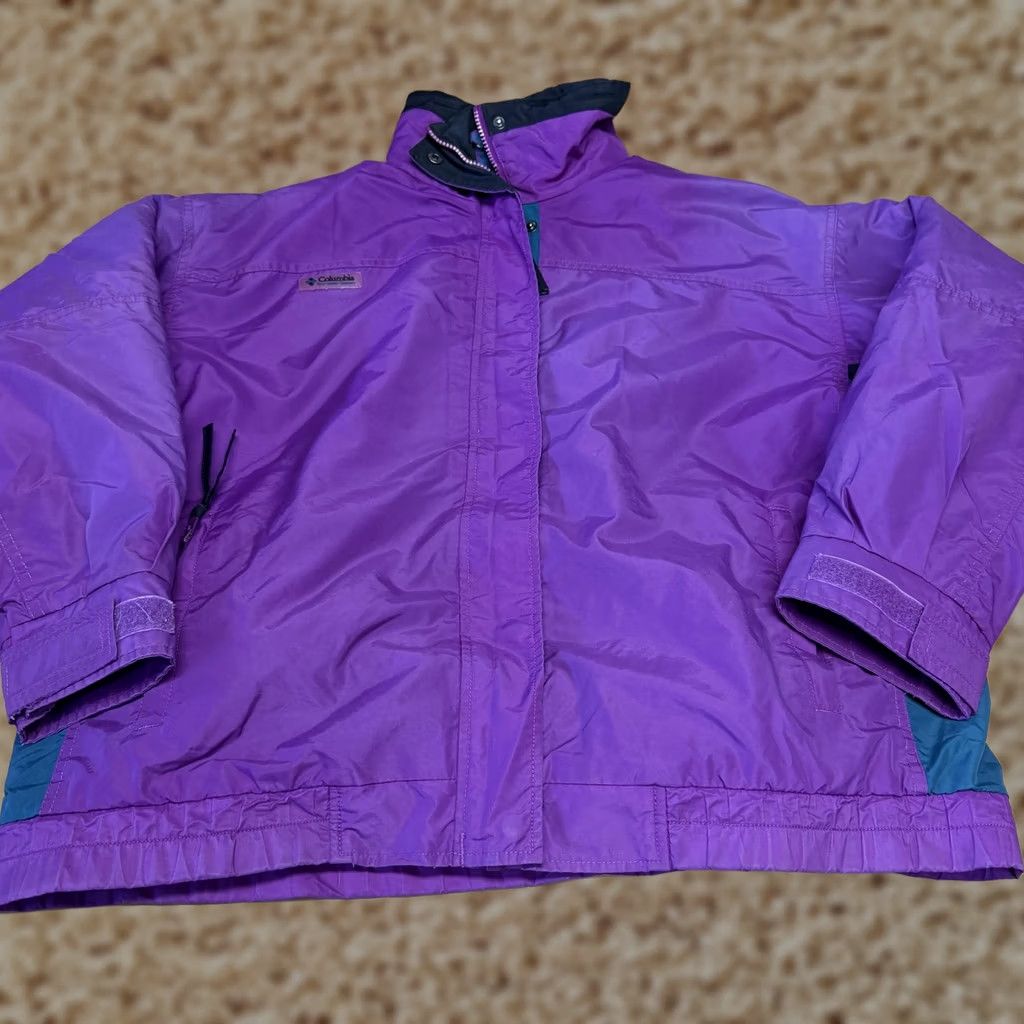 Vintage VINTAGE Columbia Bugaboo Jacket Mens XL 3-in-1 Ski Aztec Purple 90s Size US XL / EU 56 / 4 - 1 Thumbnail