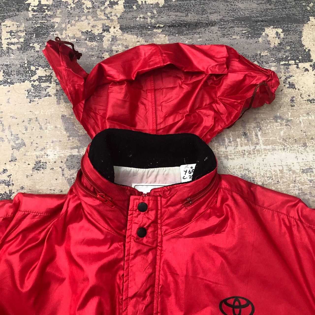 Japanese Brand Y605 VTG TOYOTA I.T.PLAIN WINDBREAKER JACKETS Size US L / EU 52-54 / 3 - 7 Thumbnail