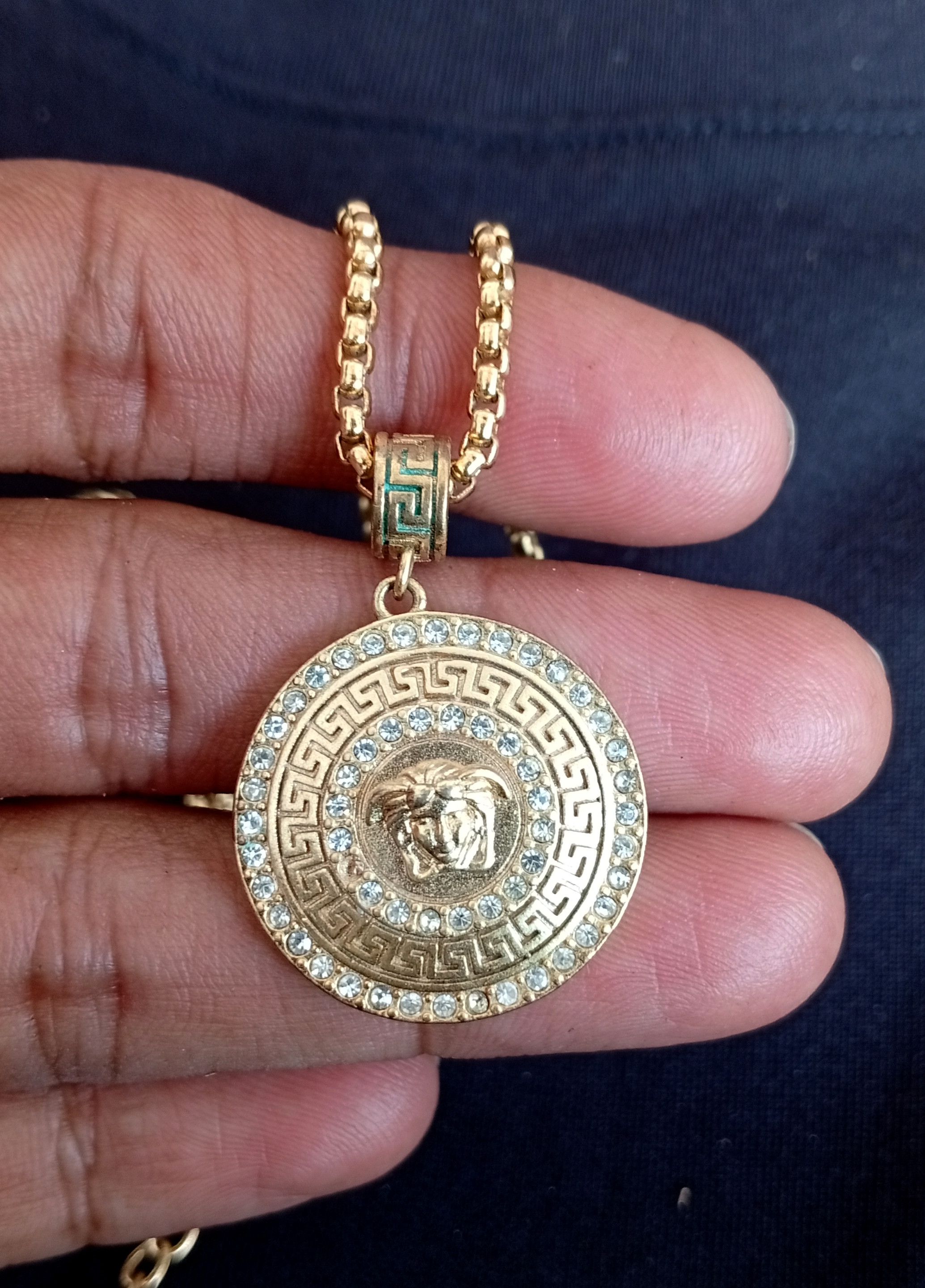 Versace Versace medusa necklace Size ONE SIZE - 2 Thumbnail