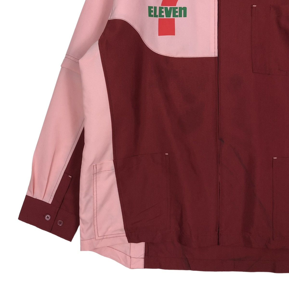 Japanese Brand 🔥VINTAGE WORK JACKET 7-ELEVEN BIG LOGO SPELL OUT Size US M / EU 48-50 / 2 - 4 Thumbnail