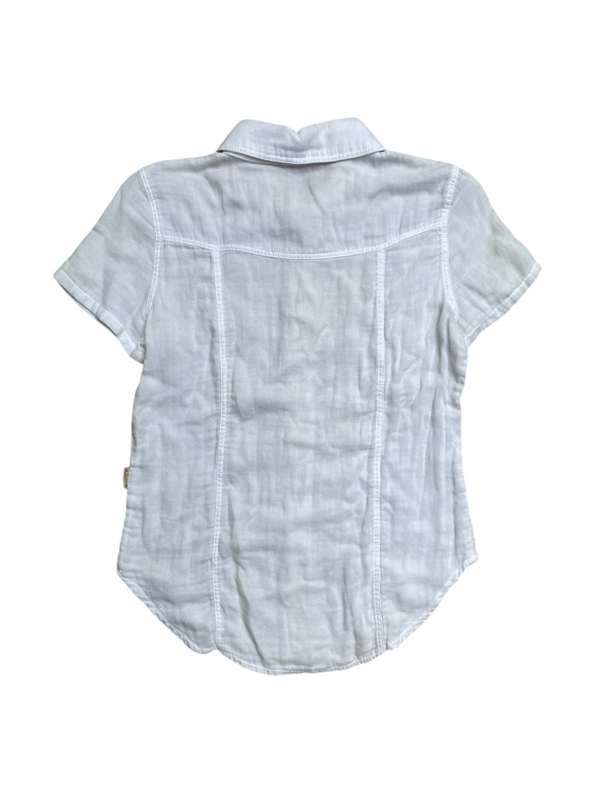 GOA GOA White Mini Shirt Size S / US 4 / IT 40 - 3 Thumbnail