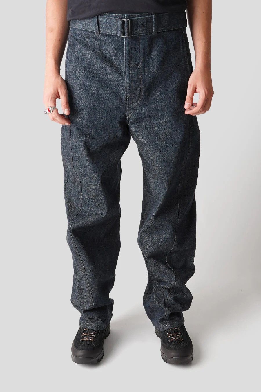 Lemaire Lemaire FW24 Twisted Belted Pants Indigo Size US 32 / EU 48 - 4 Thumbnail