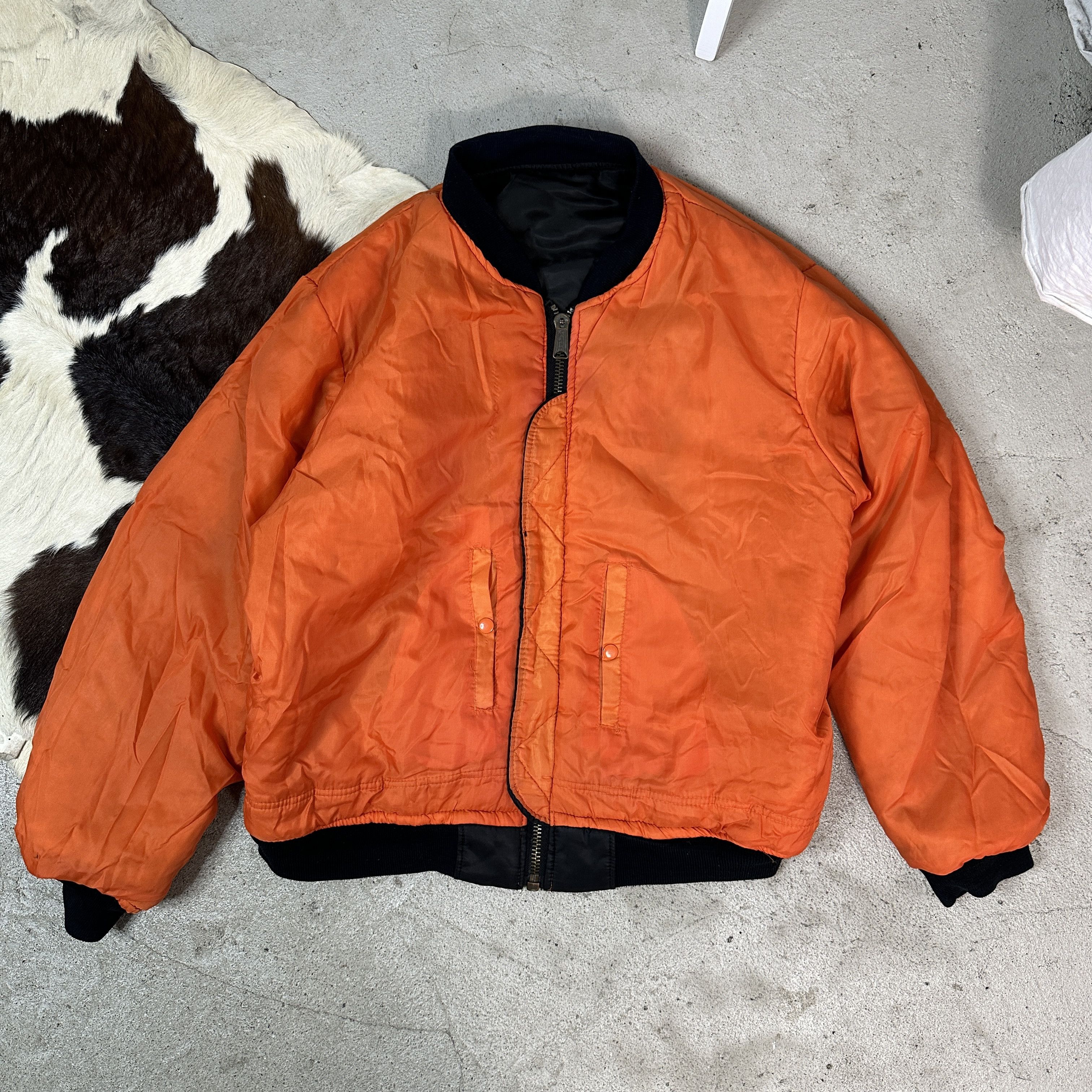 Vintage Vintage Reversible Bomber Jacket Size US L / EU 52-54 / 3 - 4 Thumbnail
