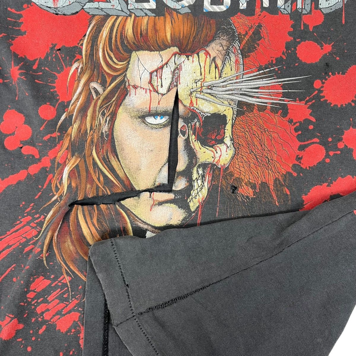Band Tees × Ozzy Osbourne × Vintage 80s Vintage Ozzy Osbourne Destroyed tee Size US S / EU 44-46 / 1 - 6 Thumbnail
