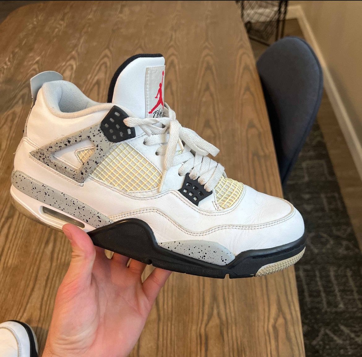 Jordan Brand Jordan 4 cement 2016 Size US 10.5 / EU 43-44 - 6 Thumbnail