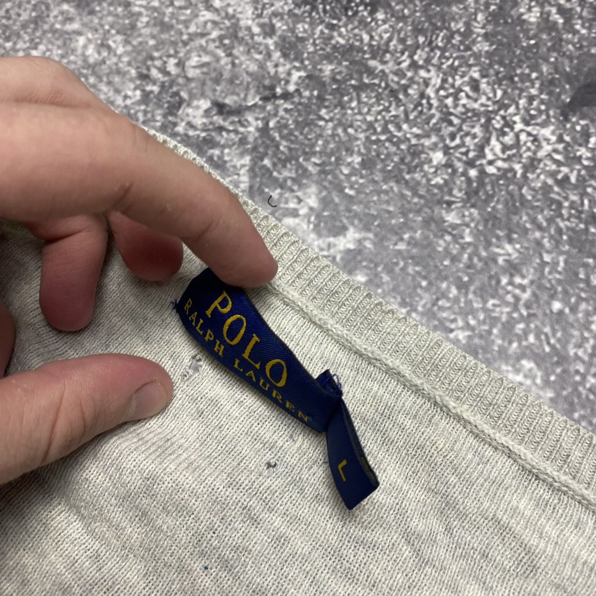 Vintage Vintage Polo Ralph Lauren small logo luxury sweater Size US L / EU 52-54 / 3 - 7 Thumbnail