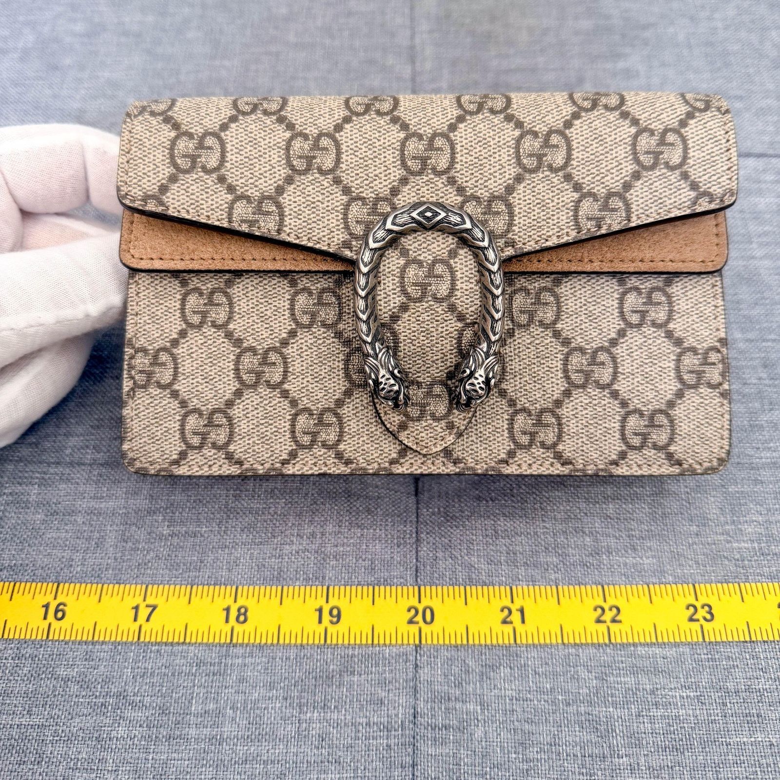 Gucci Gucci Mini Dionysus GG Supreme Chain Bag Size ONE SIZE - 1 Thumbnail