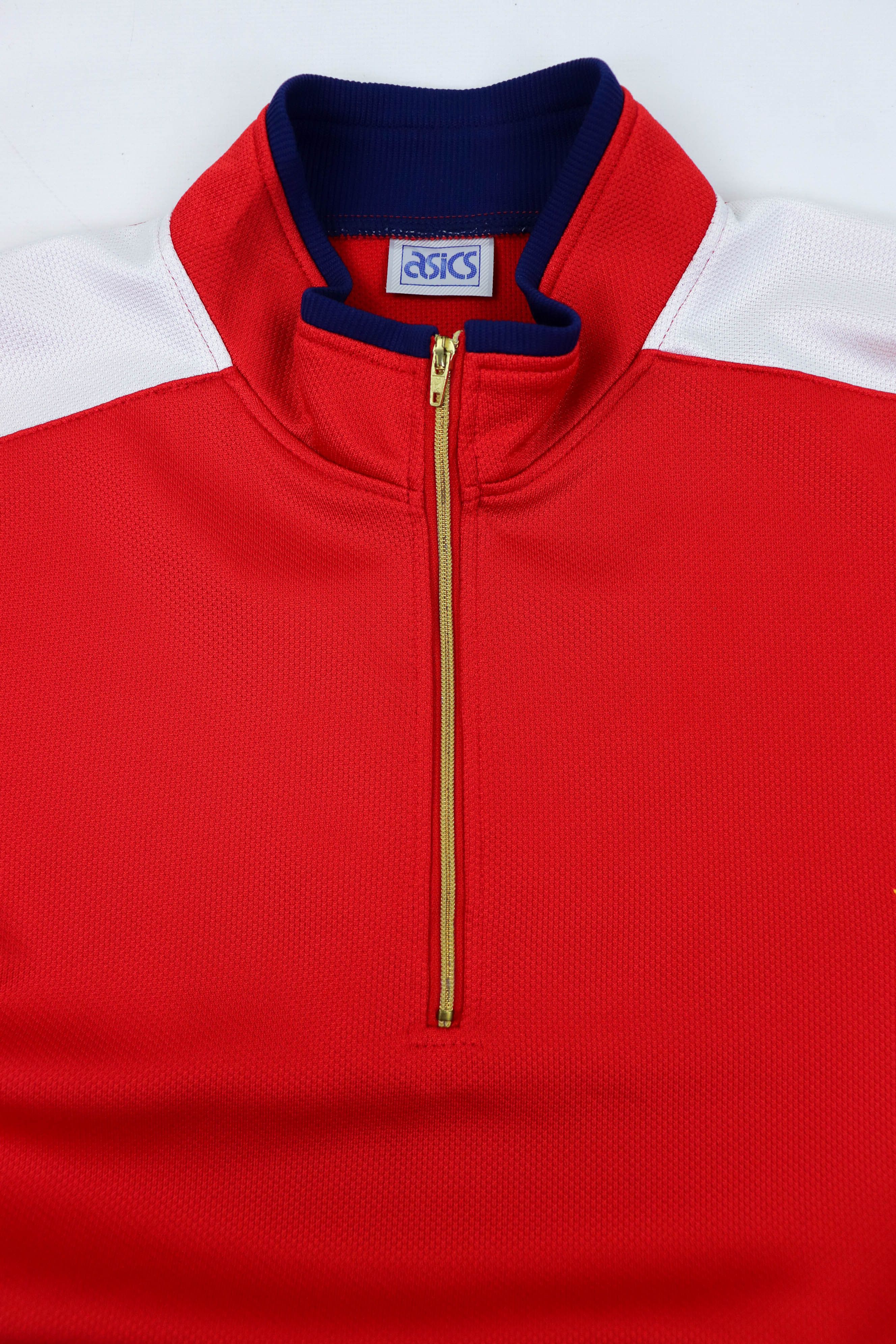 Asics ASICS Vintage Japan School Uniform Jersey Track Top Pullover Size US XL / EU 56 / 4 - 6 Thumbnail