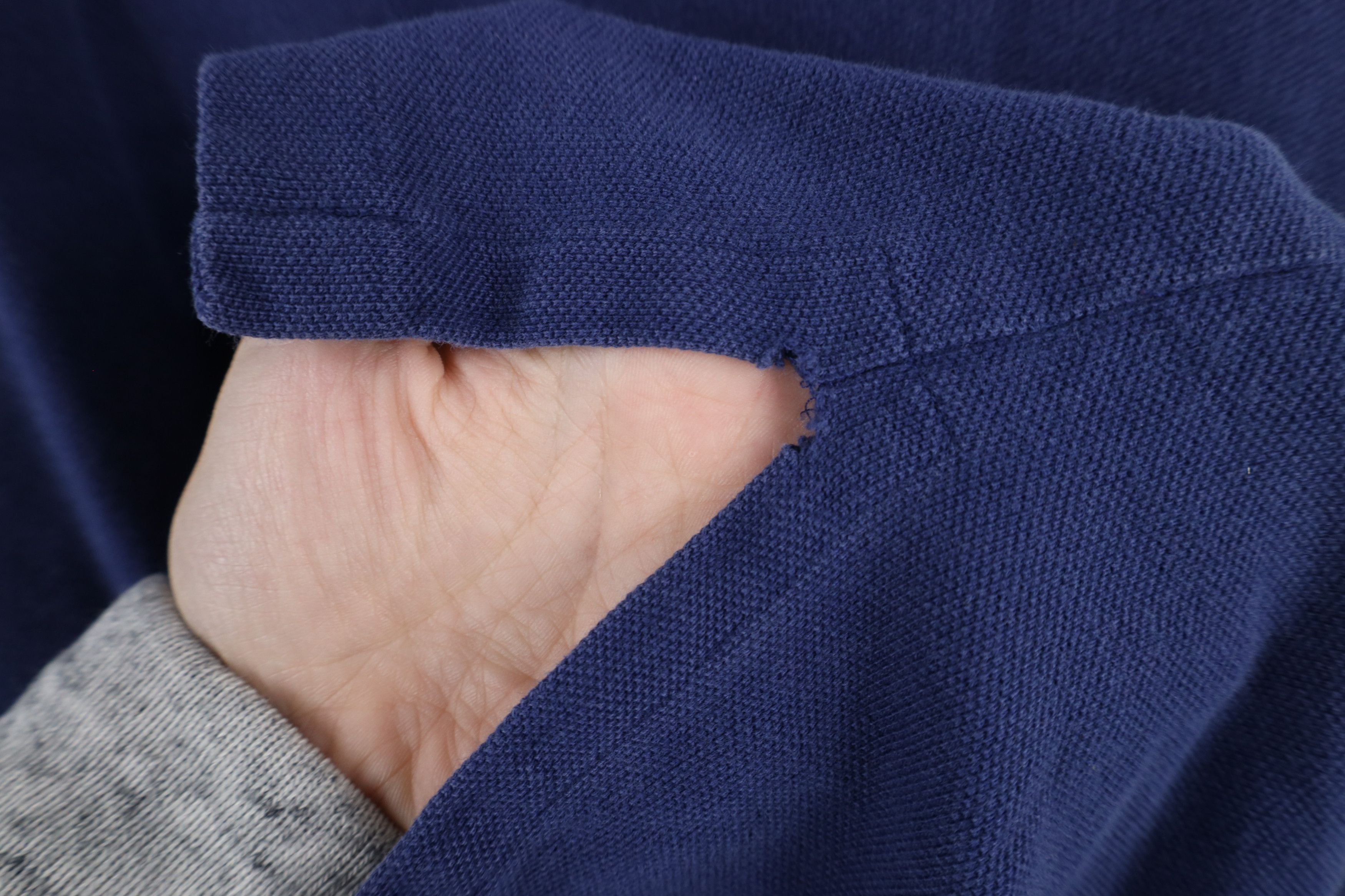 Ralph Lauren × Vintage Vintage 90s Ralph Lauren Cotton Knit Long Sleve Rugby Polo Size US XXL / EU 58 / 5 - 11 Thumbnail
