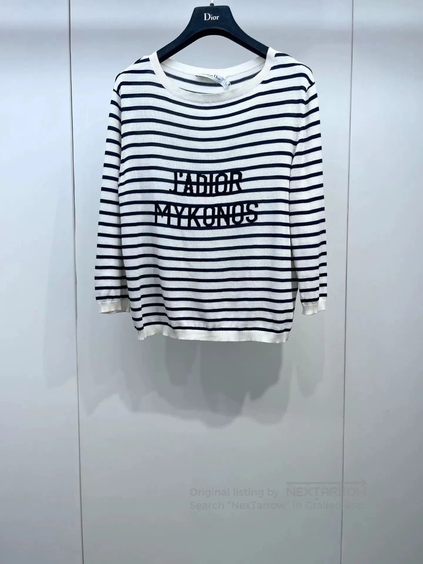 Japanese Brand DIOR Long Sleeve Striped T-Shirt. Size US S / EU 44-46 / 1 - 1 Thumbnail