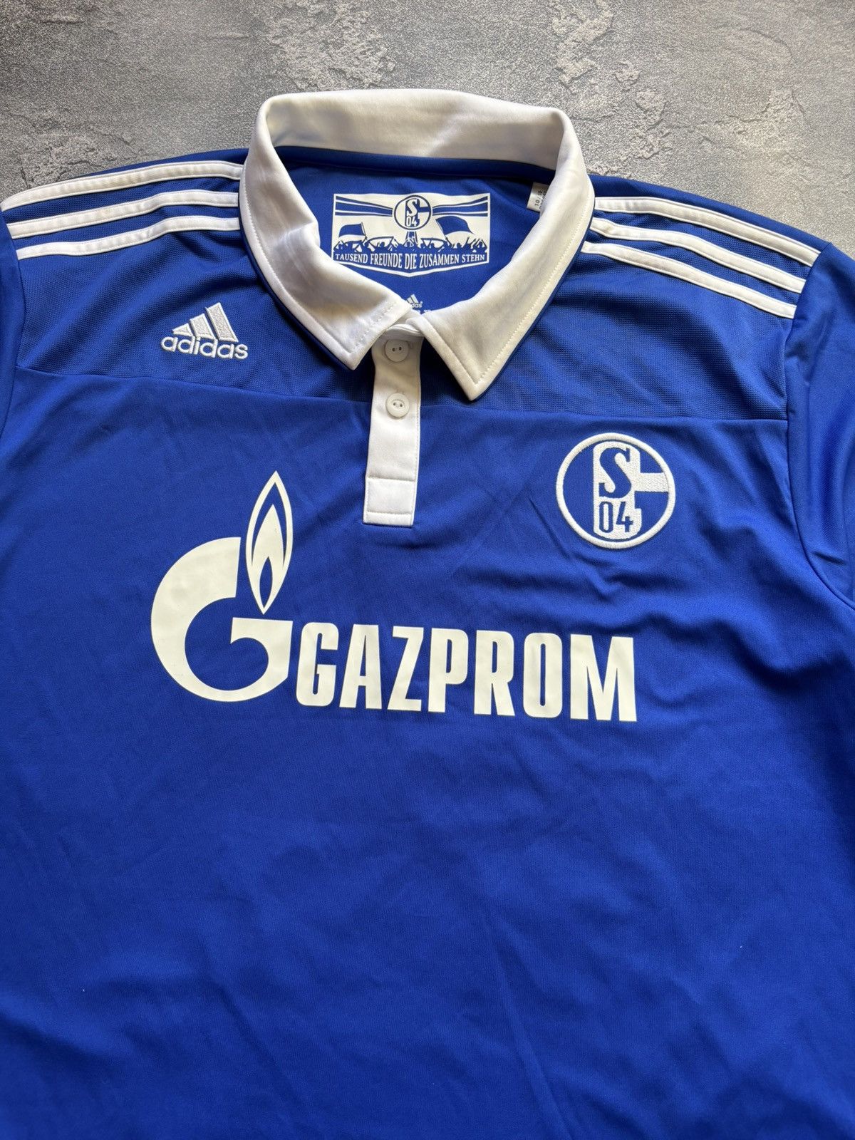 Adidas 2010/2011 Adidas Schalke 04 #7 Raul Away Soccer Jersey Rare Size US XL / EU 56 / 4 - 10 Thumbnail