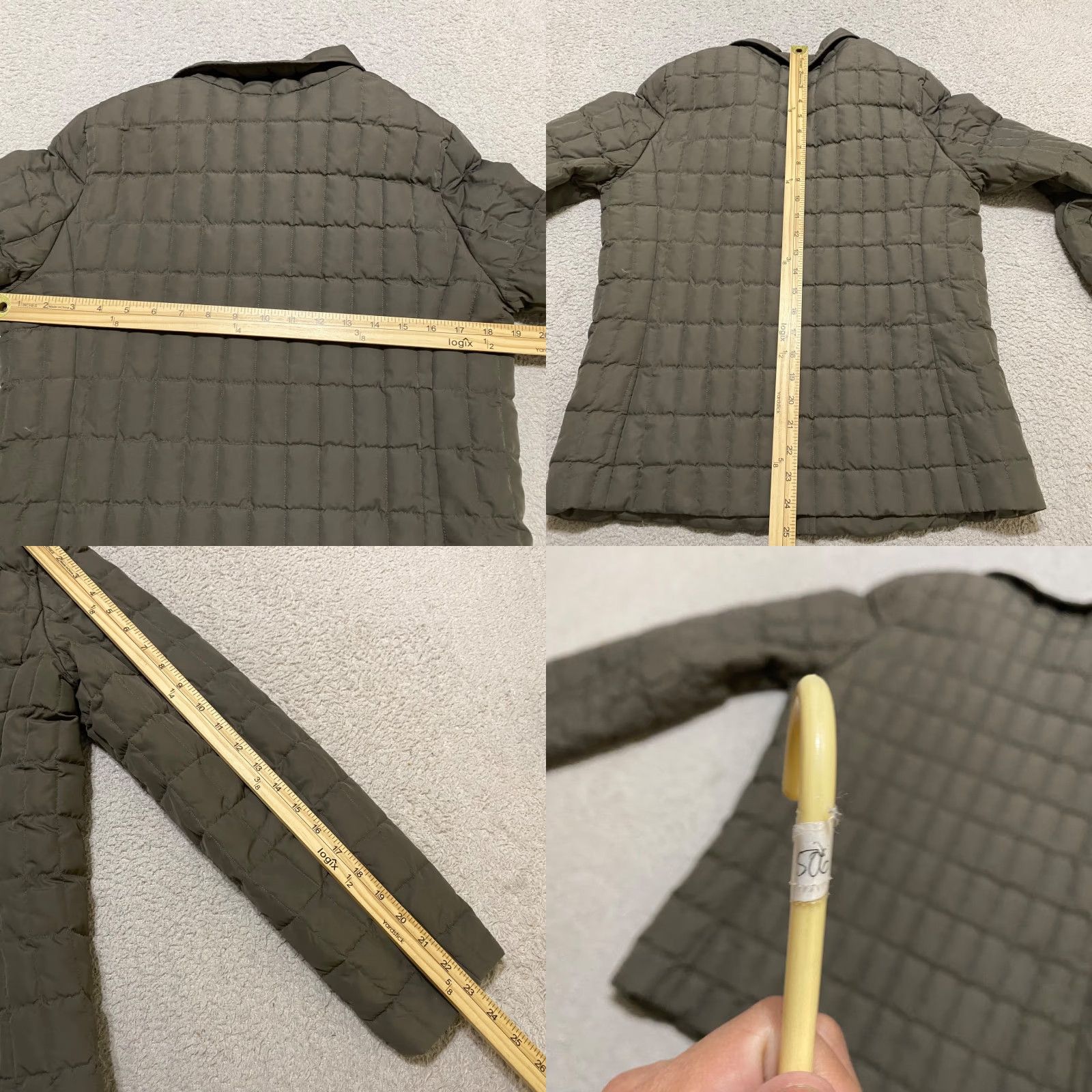J.Crew J.CREW JACKET OLIVE GREEN QUILTED DOWN COAT XS WOMEN SHORT Size M / US 6-8 / IT 42-44 - 8 Thumbnail
