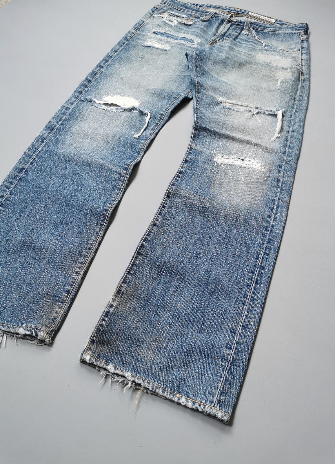 AG Adriano Goldschmied AG Adriano Goldschmied Distressed Jeans Size US 32 / EU 48 - 3 Thumbnail