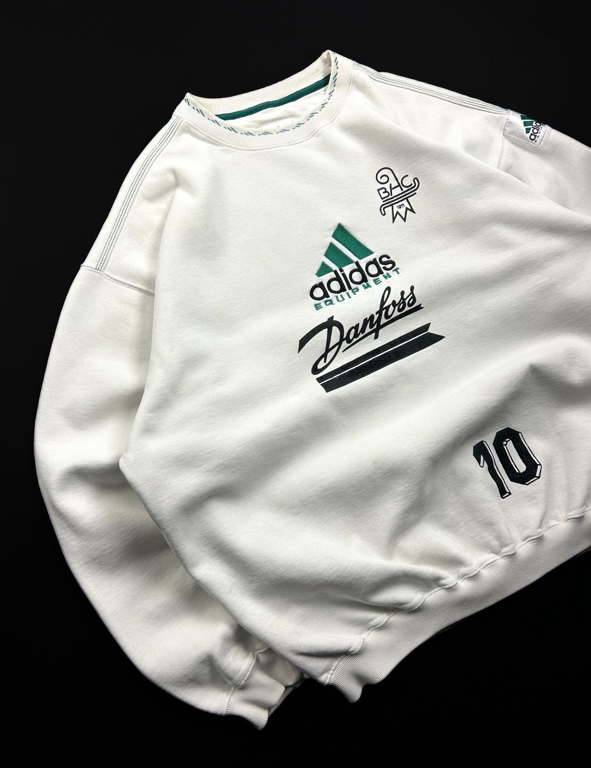Adidas rare 90s Adidas Equipment Basler Hockey Club 1911 Sweatshirt Size US L / EU 52-54 / 3 - 4 Thumbnail
