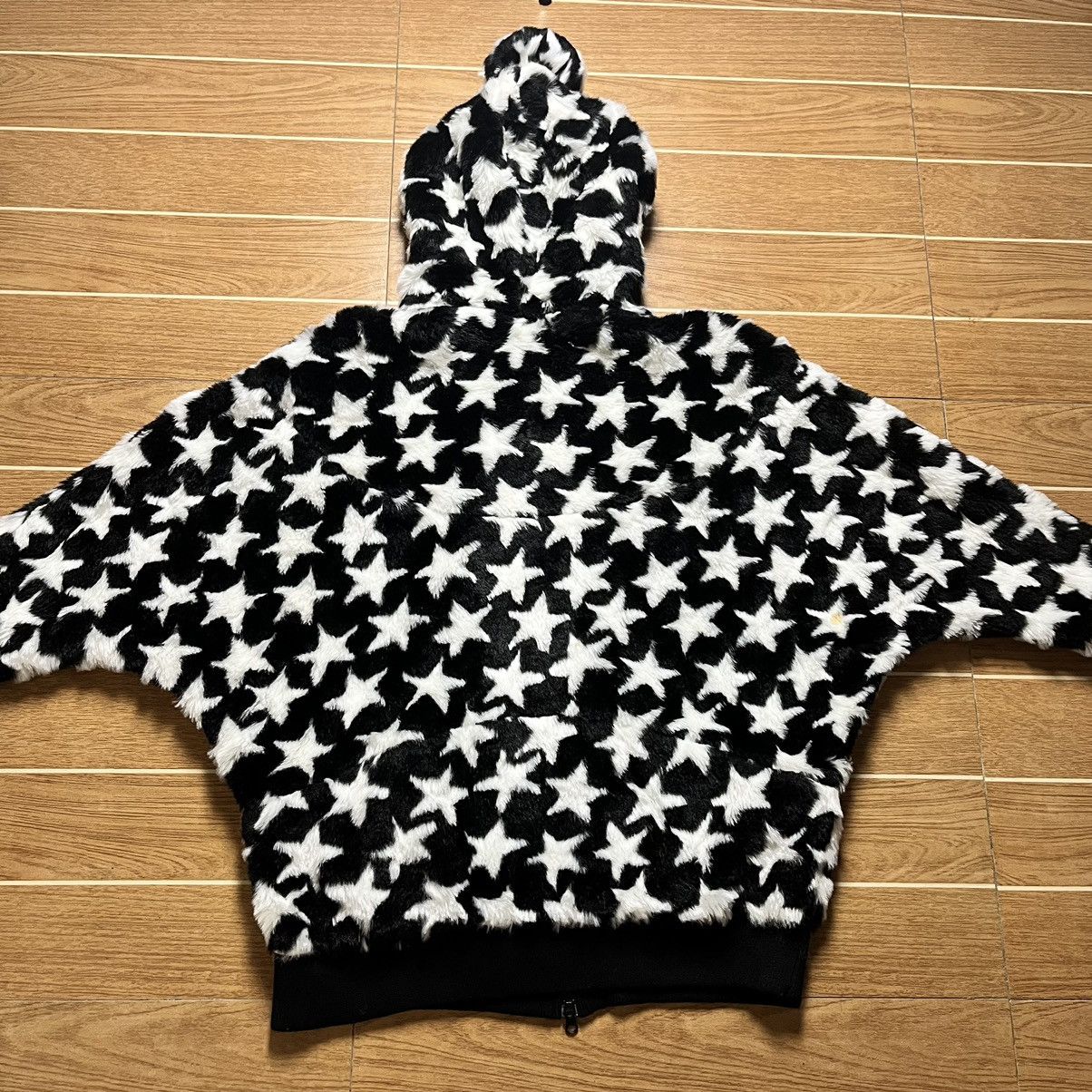20471120 Archive Hyoma 20471120 Stars Faux Far Bat Wing Zip Up Jacket Size US S / EU 44-46 / 1 - 22 Thumbnail