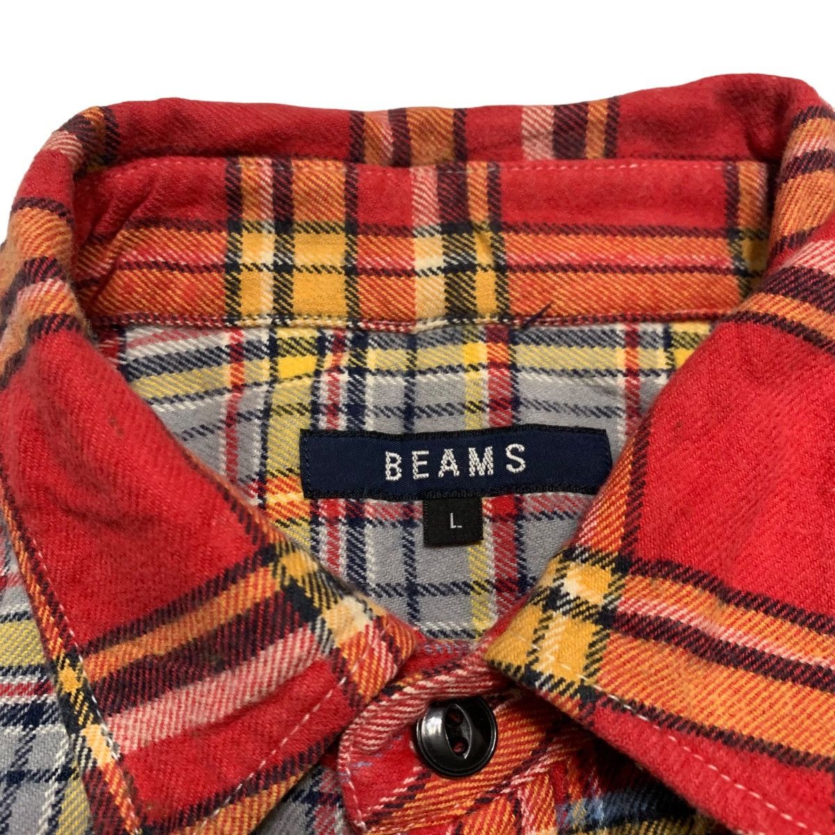 Beams Plus Beams Color Block Tartan Shirt Size US M / EU 48-50 / 2 - 5 Thumbnail