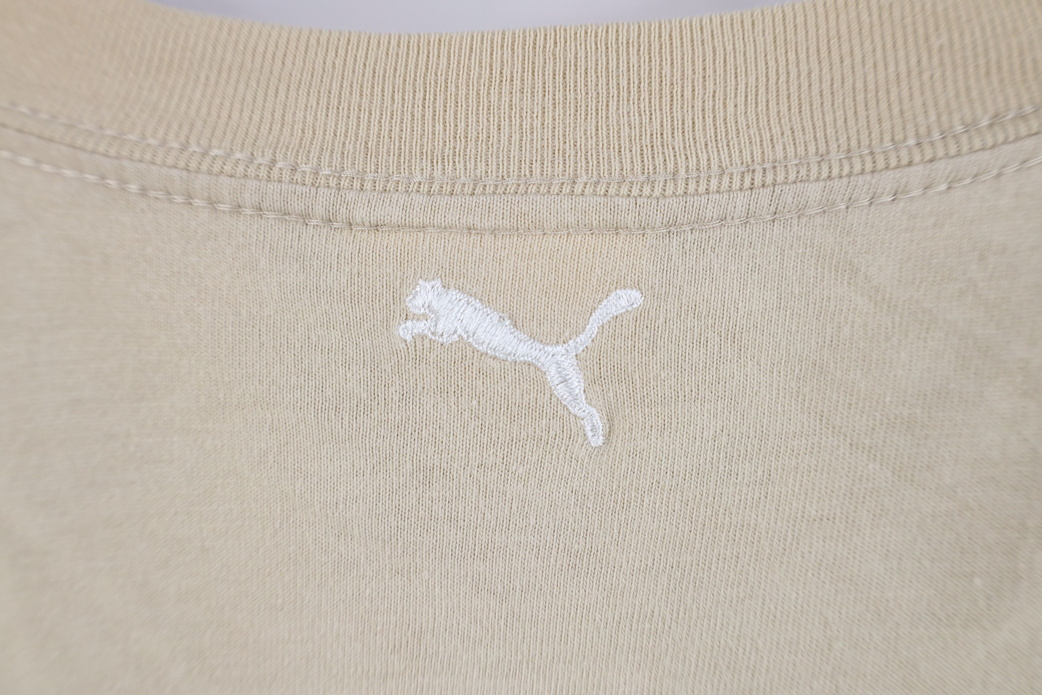 Puma Vintage 90s Y2K Puma Spell Out Baggy Fit T-Shirt Earth Tone Size US XL / EU 56 / 4 - 14 Thumbnail