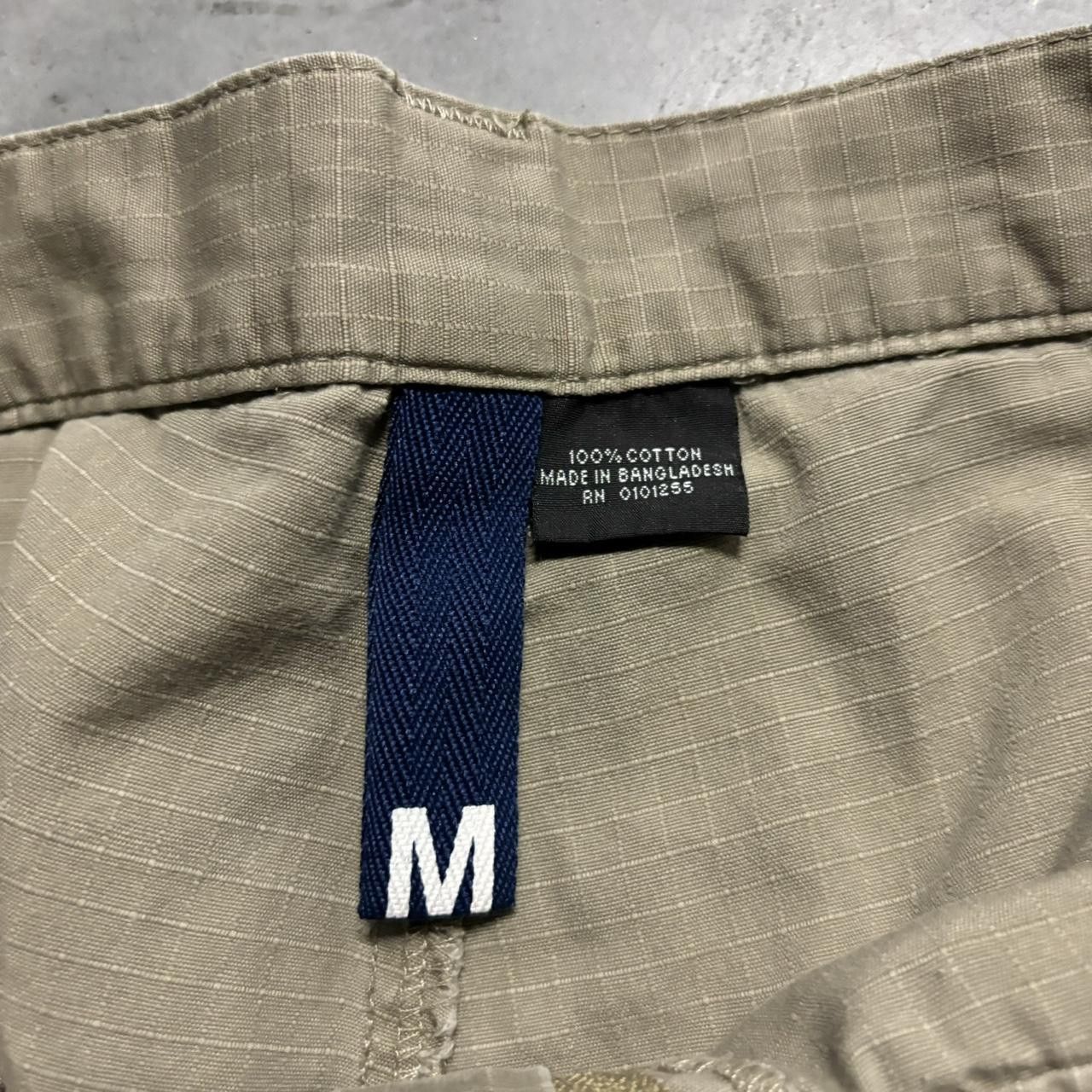 Japanese Brand × Vintage Crazy Vintage Y2K/2000s Baggy Tan Khaki Skater Style Pants! Size US 33 - 7 Thumbnail