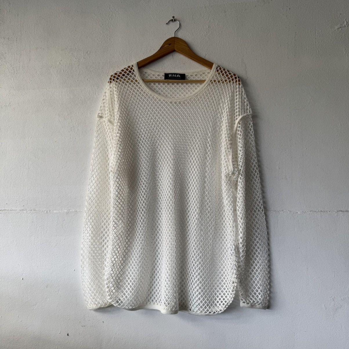 If Six Was Nine 2000s Japanese brand mesh fishnet Size US XXL / EU 58 / 5 - 2 Thumbnail